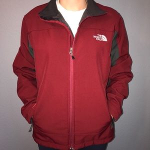 Maroon jacket by The North Face (unisex)